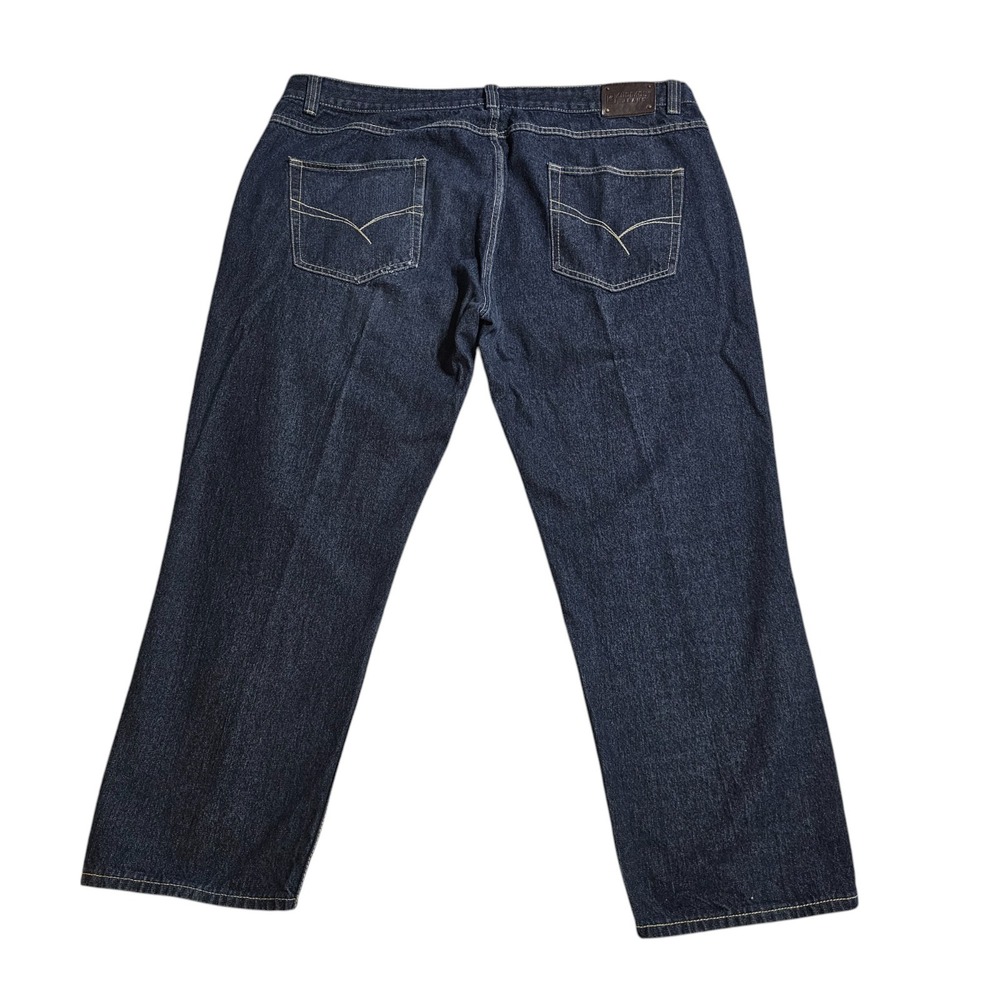 Knockout Jeans Relaxed Fit Dark‎ Wash Denim Jeans 48x32